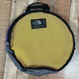 The North Face XS Base Camp Duffel ONLY Outer Bag Gold Yellow Mesh